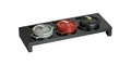 Staub Servierbrett für 3 Mini Cocottes  Schwarzes Holz Maße: 46 x 16 x 5 cm