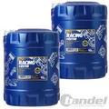 2x 10L MOTORÖL MANNOL RACING+ESTER SAE 10W-60 passend für API SN/CH-4 MB 229.1