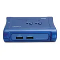 TRENDnet 2-Port USB KVM Switch - Blau