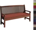 Bankauflage Stuhlkissen mit abnehmbarem Bezug Bankkissen Bankpolster Polsterauflage Auflage für Gartenbank viele Farben und Größen zur Auswahl  (180 x 40 x 5cm, Orange)