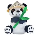 Kögler 76922 - Labertier Panda Bao Bao, ca. 14,5 cm groß, nachsprechende Plüschfigur mit Wiedergabefunktion, plappert Alles nach und bewegt Sich