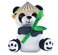 Kögler Plüschfigur Plüsch Laber-Panda Bao Bao mit Hut und Bambus 145x12x18cm