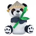 Kögler Labertier Panda Bao Bao mit Hut & Bambus Pandabär spricht alles nach 18cm