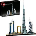 LEGO 21502 Architecture Dubai, Skyline-Kollektion, Modellbausatz, Set zum Stressabbau für Erwachsene und Jugendliche ab 16 Jahre - Bunt