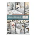 ITD Collection - Reispapier Decopatch - Decoupage Papier - Motivpapier für Serviettentechnik - Rice Paper Sheets - A4 29,7 x 21 cm - Botanical Garden in Winter - RP-081