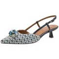 Tamaris ANTIslide, TOUCH-IT, Europrice mit Schließe Slingpumps ANTIslide blau|schwarz 36 EU