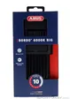 Abus Bordo 6000 BK Big + Halterung 120cm Fahrradschloss-Schwarz-One Size
