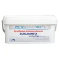 SCHLAMMFIX - Teichschlammentferner mit Sofort-Wirkung durch Aktivsauerstoff - Teichboden Reiniger effizient und schonend - Teichklar für Gartenteich oder Naturpool - 2,5 kg für bis zu 25.000 l