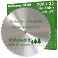 Volkswald Kreissägeblatt Volkswald ® HM-Sägeblatt LFZ 700 x 35mm Z= 42 Kreissägeblatt Hartholz, Echt Originale Volkswald® Made in Germany