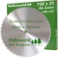 Volkswald® HM-Sägeblatt LFZ 700 x 35mm Z= 42 Brennholz Tischkreissäge