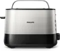 Philips Toaster HD2637/90 2 Schlitze Brötchenaufsatz 7 Stufen Schwarz 950W