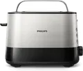 Philips Toaster – 2 Toastschlitze, 7 Stufen, Brötchenaufsatz, Auftaufunktion