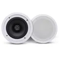 pyle Paar 8 "Bluetooth Unterputzmontage In Wand In Decke 2-Wege Universal Home Lautsprechersystem Federbelastete Schnellverbindungen Polypropylen Kegel Polymer Hochtöner Stereo Sound 250 Watt