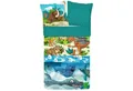 ESPiCO Kinderbettwäsche Urzeit Trendy Bedding, Renforcé, 2 teilig, T-Rex, Mammut, Meerestier, Dinosaurier