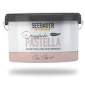 SEEBAUER diy Pastellfarbe PASTELLA Rosa 2,5L (Cosy Apricot) Edelmatte Wandfarbe Altrosa - Innenfarbe sehr hohe Deckkraft - Matt, Abwaschbar und Tropffrei