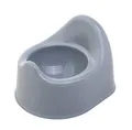 Rotho Babydesign Bella Bambina Kindertopf - Kinder-Toilettensitz in Grau - Nachhaltiges und ergonomisches Töpfchen für Kinder - Komfortabel und praktisch für die Toilettenausbildung
