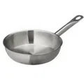 Metro Professional Pfanne unbeschichtet | Ø 28 cm | Edelstahl | Backofengeeignet bis max. 240 °C | auch für Induktion | Pfanne | Universalpfanne... - Silber