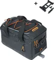 Basil Miles Tarpaulin MIK 2.0 Gepäckträgertasche schwarz/orange 7 L