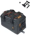 Gepäckträgertasche Basil Miles Tarpaulin MIK 7 Liter 30 x 19 x 16 cm - Schwar...