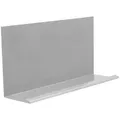 SAREI Winkelblech, BxL: 156 x 1000 mm, Aluminium, natur, mit Wasserfalz - braun