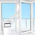 Fensterabdichtung für mobile Klimageräte und Wäschetrockner waschbar