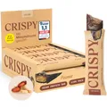 VETAIN Vegan Proteinriegel - Crispy Peanut - 12g Eiweiß pro Riegel - Mit Mönchsfrucht gesüßt - 100% natürliche Zutaten - Ohne Palmöl - Frei von Sucralose & Maltit - 12 x 55g