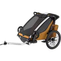 Thule Chariot Sport 2 Double Kinderanhänger (Größe One Size, gelb)