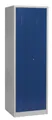 Gürkan Putzmittelschrank 104432 lichtgrau, enzianblau 4 Fachböden 60,0 x 50,0 x