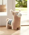 LB H&F Lilienburg Bodentürstopper Türstopper Bodentürstopper Türfeststeller (Dekofigur Design weich Deko Figur Geschenk Idee Geburtstag Kinderzimmer niedlich süß Frühling Sommer Herbst Winter Türhalter Türsack Türbremse Hygge Skan Design Bodenstopper Vintage Puffer Stopper Boden Wand Deko Wohnzimmer Fenster Türaufhalter Fensterhalter Zugluftstopper Sack schwer stabil, Fensterstopper Grau modern schwer Stoff Tier Lama Alpaka), Türdämpfer Türfeststeller Lama Alpaka
