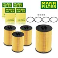 4x MANN FILTER ÖLFILTER HU 7020 Z FÜR AUDI A3 A4 SEAT SKODA VW GOLF PASSAT JETTA