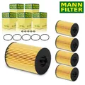 5x MANN FILTER ÖLFILTER HU 7020Z FÜR AUDI A4 VW GOLF PASSAT SEAT SKODA 03N115466
