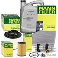 MANN INSPEKTIONSPAKET FÜR AUDI A4 8K B8 A5 8T Q5 8R 2.0 TDI CSUA CSUB CNHC 09-17