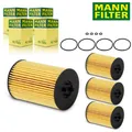 4x MANN FILTER ÖLFILTER HU 7020Z FÜR AUDI A4 VW GOLF PASSAT SEAT SKODA 03N115466