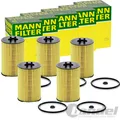 5x MANN-FILTER HU 7020 z ÖLFILTER MIT DICHTUNG FILTEREINSATZ 5-STÜCK!