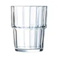 Arcoroc ARC 60024 Norvege Trinkglas, Wasserglas, Saftglas, 200ml, Glas, transparent, 6 Stück