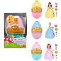 Mattel Disney Princess Spielzeug, kleine Puppen-Osterei-Überraschung mit 1 Prinzessin, 2 Röcken & 10 Spielzubehör (Stile können variieren), inspiriert von Filmen