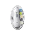 Tommee Tippee Elektrischer Baby-Nagelfeilen-Trimmer, Batteriebetriebener Kleinkind-Nagelknipser mit LED-Licht und Sechs Feilenköpfen für Babys und Erwachsene
