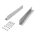 SOTECH 1 Paar Montagewinkel KW1-100-H53-L446 Silber verzinkt Länge 446 mm für Boden- u. Plattformmontage der Vollauszüge KV1-80-H53 und KV1-100-H53