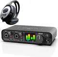 MOTU M2 USB 2-Kanal Audio-Interface + keepdrum Kopfhörer