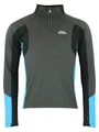 Peak Mountain Funktionsshirt "Cantor" in Grau/ Schwarz, Größe M, schwarz/grau, Herren