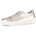 Gabor Slip-On Sneaker, Plateausneaker, Freizeitschuh zum bequemen Schlüpfen goldfarben 41 EU (7,5 UK)