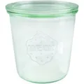 Weck Sturzglas 500 Ml, Einmach Glas Mit Deckel Zum Einkochen 6 Stück