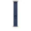 Apple 49 mm Trail Loop Blue/ Bright Blue - M/L - Titan Natur