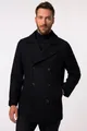 JP1880 Funktionsjacke Caban Woll-Mix doppelreihig