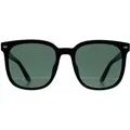 Ray-Ban RB4401D 64478G polierte transparente graue Sonnenbrille mit Farbverlauf