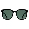 Ray-Ban RB4401D 64478G polierte transparente graue Sonnenbrille mit Farbverlauf