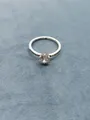 Pandora Klare Funkelnde Krone Solitärring Sterling-Silber 198289CZ-60