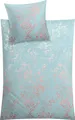 Kleine Wolke Bettwäsche "Kate in Gr. 135x200 oder 155x220 cm", blau (krokusblau), B/L: 135cm x 200cm, 1 Stk., 1 Stk., Mako-Satin, B/L: 80cm x 80cm, 2 Stk.