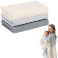 furora BABY Mulltücher Baby 80x80 cm XL groß | super Soft Musselin, Bio-Baumwolle, Oeko-TEX 100 + GOTS: schadstofffrei | Musselintücher Baby Spucktücher Mullwindeln, Mädchen, Junge, Neugeborene