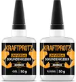 2× 50 g Sekundenkleber Set – Flüssig & Gel – Superkleber extra stark, wasserf...
